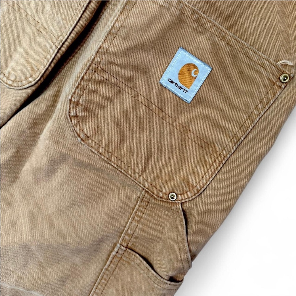 Vintage Sz 31 x 32 Men’s Carhartt Camel/Khaki/Tan Canvas Painter Pants